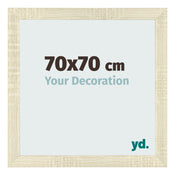 Photo Frame 70x70cm Sonoma Oak MDF Pisa Front Size | Yourdecoration.com