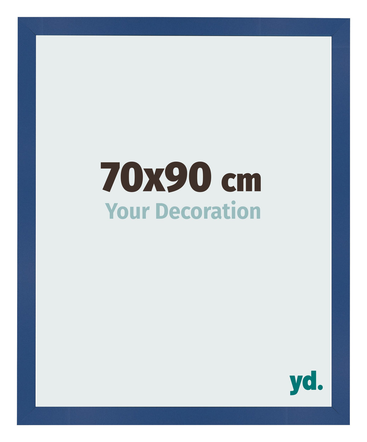 Photo Frame 70x90 cm Dark Blue MDF Bologna Front Size | Yourdecoration.com