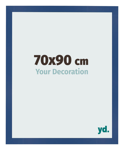 Photo Frame 70x90 cm Dark Blue MDF Bologna Front Size | Yourdecoration.com