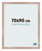 Photo Frame 70x90 cm Dusty Pink MDF Bologna Front Size | Yourdecoration.com