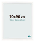 Photo Frame 70x90 cm White High Gloss MDF Bologna Front Size | Yourdecoration.com