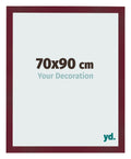 Photo Frame 70x90 cm Wine Red Swept MDF Bologna Front Size | Yourdecoration.com