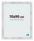 Photo Frame 70x90cm Aluminum Brushed MDF Pisa Front Size | Yourdecoration.com