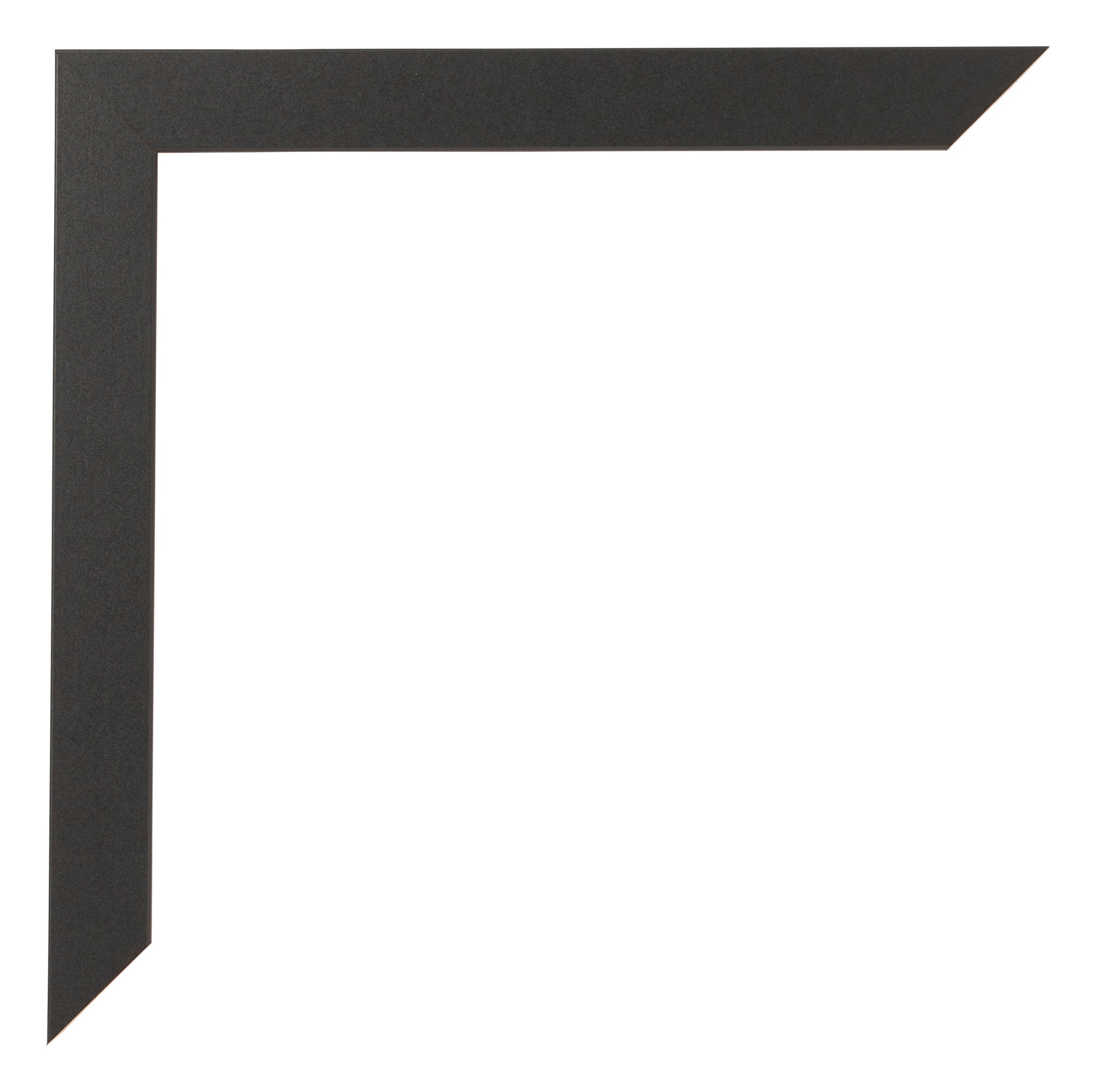 Photo Frame 70x90cm Black Matte MDF Bologna Detail Corner | Yourdecoration.com