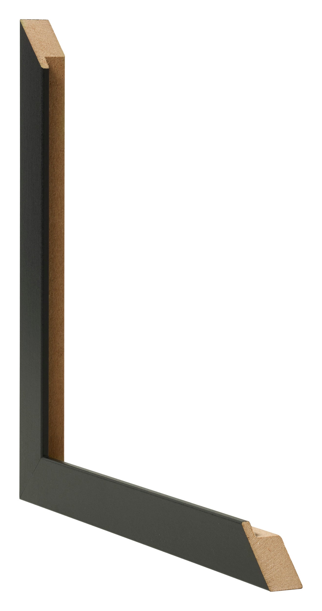Photo Frame 70x90cm Black Matte MDF Bologna Detail Intersection | Yourdecoration.com