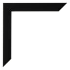 Photo Frame 70x90cm Black Silver Polished MDF Pisa Detail Corner | Yourdecoration.com