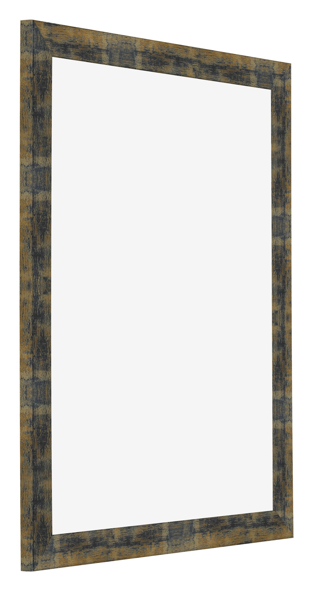 Photo Frame 70x90cm Blue Gold Melange MDF Pisa Front Oblique | Yourdecoration.com