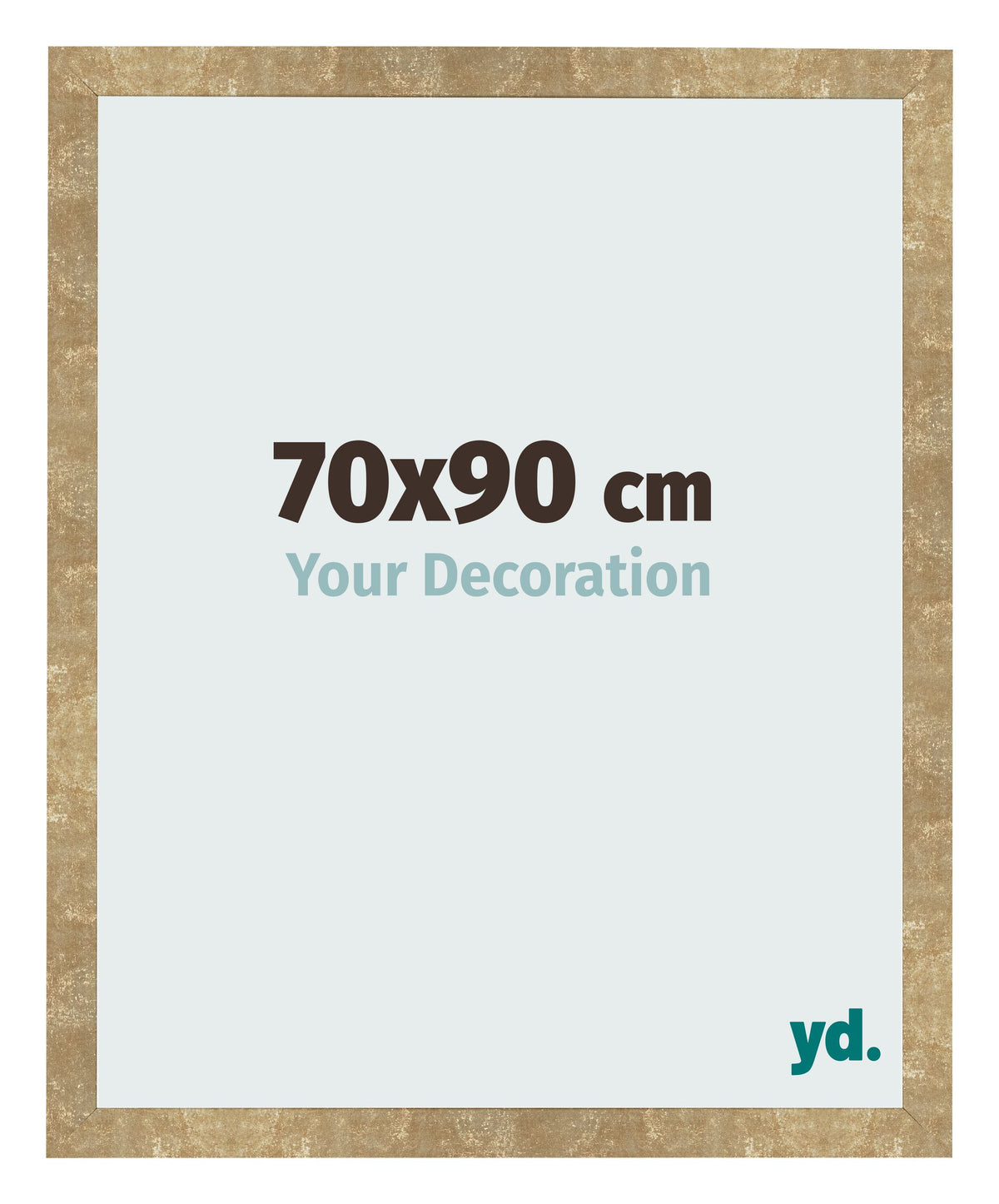 Photo Frame 70x90cm Gold Antique MDF Bologna Front Size | Yourdecoration.com