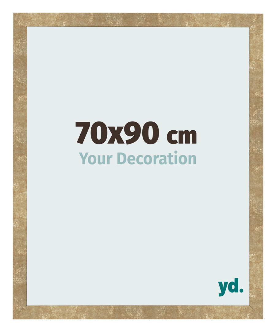 Photo Frame 70x90cm Gold Antique MDF Bologna Front Size | Yourdecoration.com