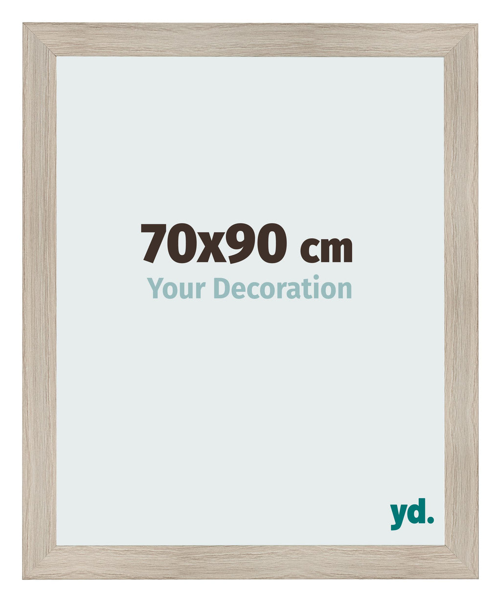 Photo Frame 70x90cm Oak Rustic MDF Pisa Front Size | Yourdecoration.com