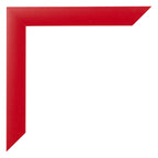 Photo Frame 70x90cm Red MDF Pisa Detail Corner | Yourdecoration.com