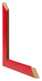 Photo Frame 70x90cm Red MDF Pisa Detail Intersection | Yourdecoration.com