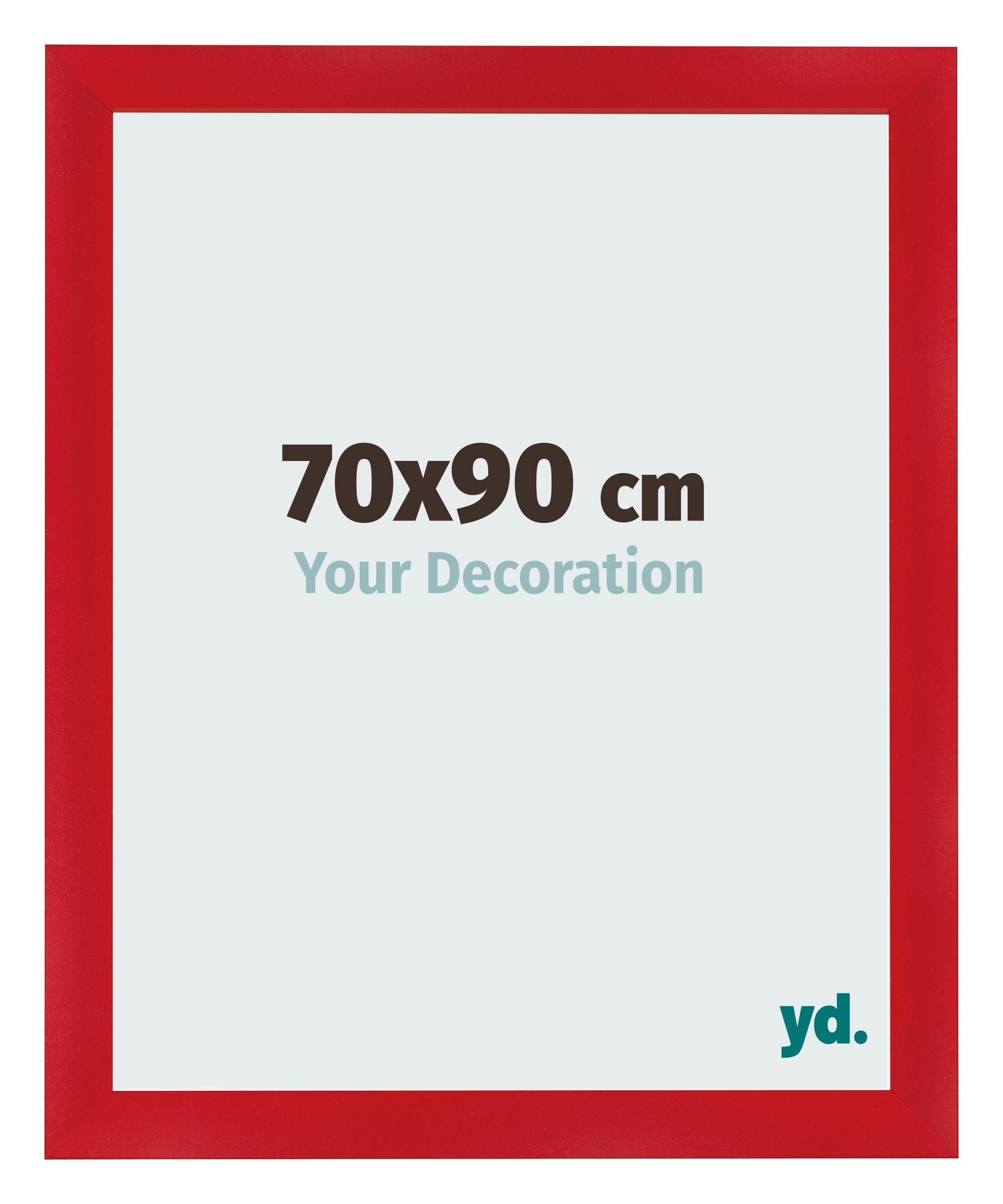 Photo Frame 70x90cm Red MDF Pisa Front Size | Yourdecoration.com