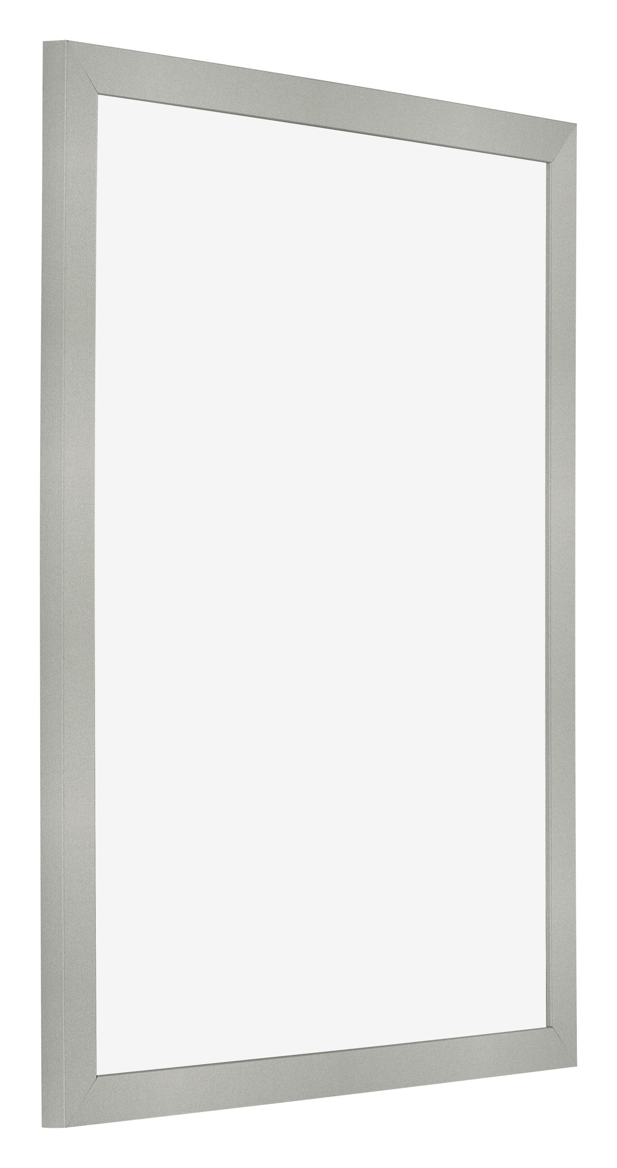 Photo Frame 70x90cm Silver Matte MDF Bologna Front Oblique | Yourdecoration.com