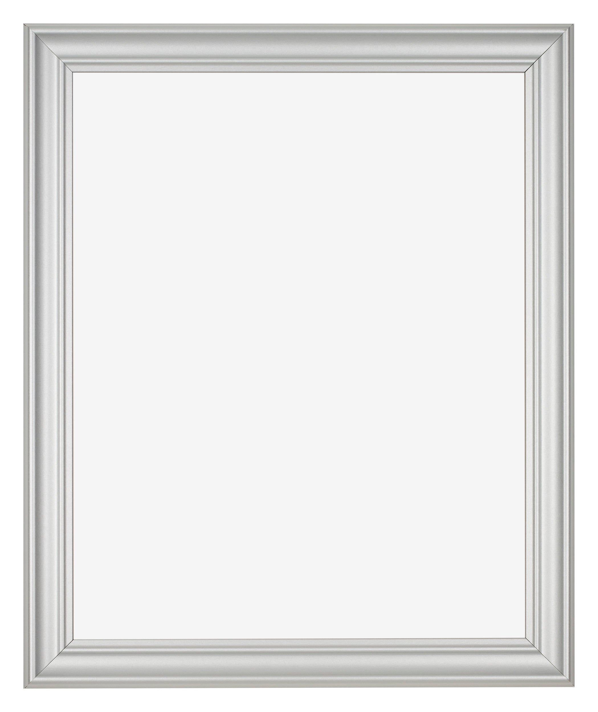 Photo Frame 70x90cm Silver Matte MDF Lazio Front | Yourdecoration.com