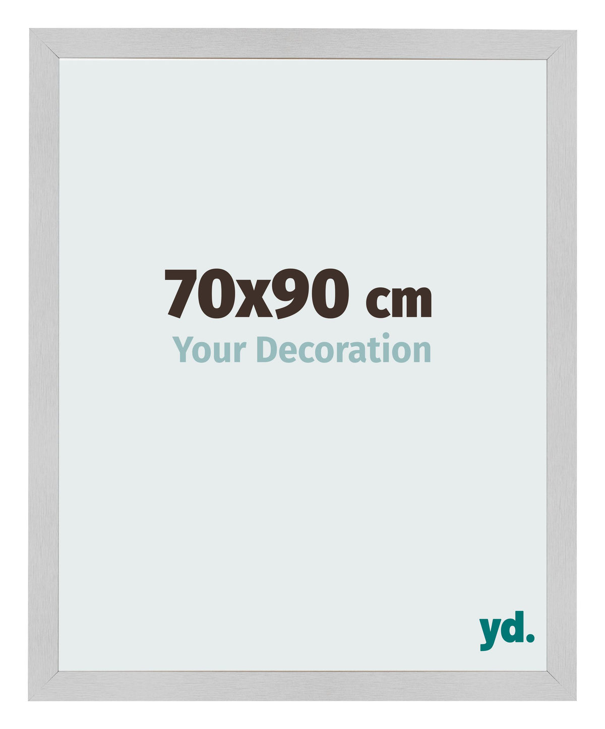 Photo Frame 70x90cm Stainless Steel MDF Bologna Front Size | Yourdecoration.com