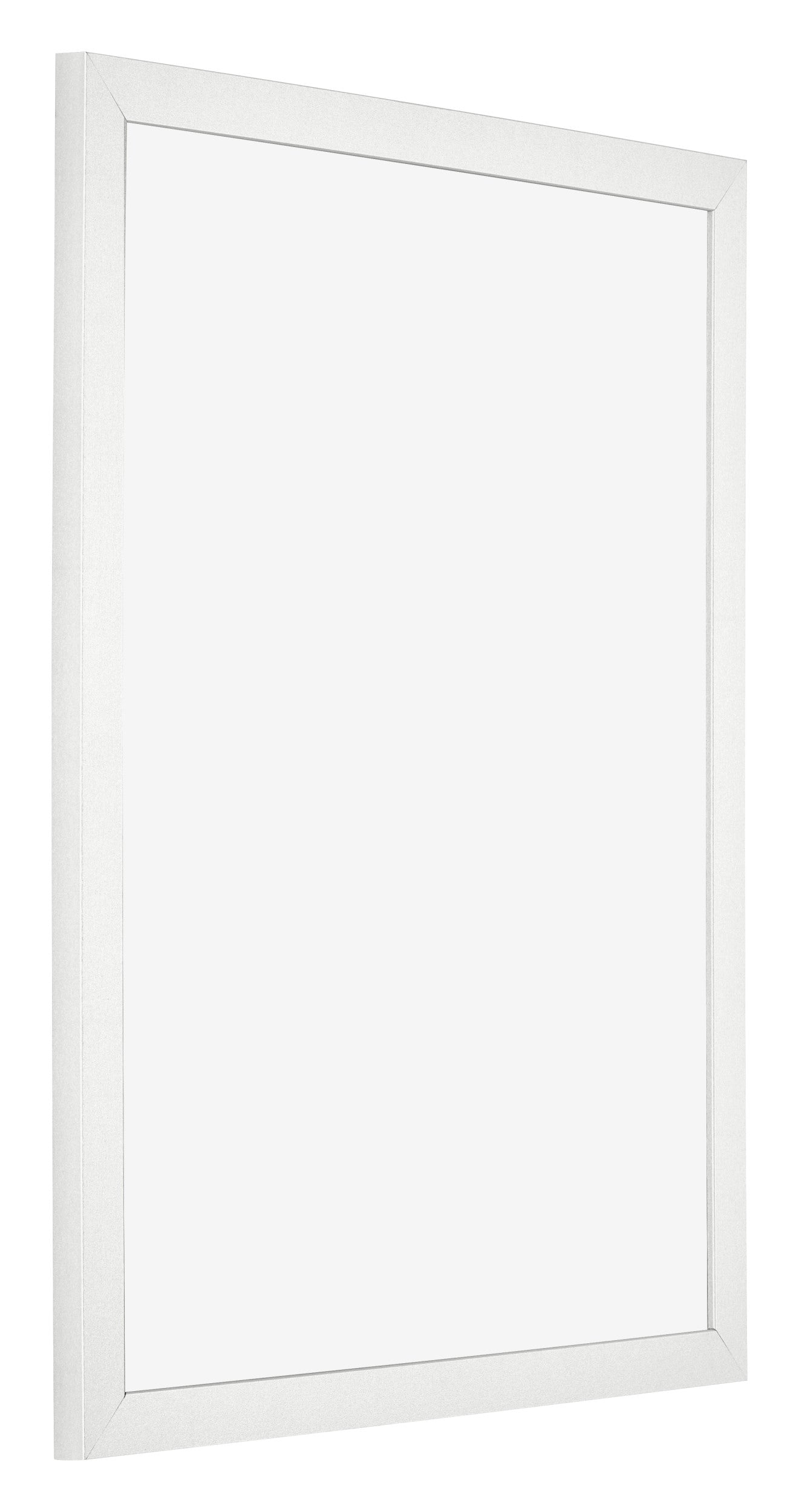 Photo Frame 70x90cm White High Gloss MDF Bologna Front Oblique | Yourdecoration.com