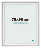 Photo Frame 70x90cm White Swept MDF Lazio Front Size | Yourdecoration.com