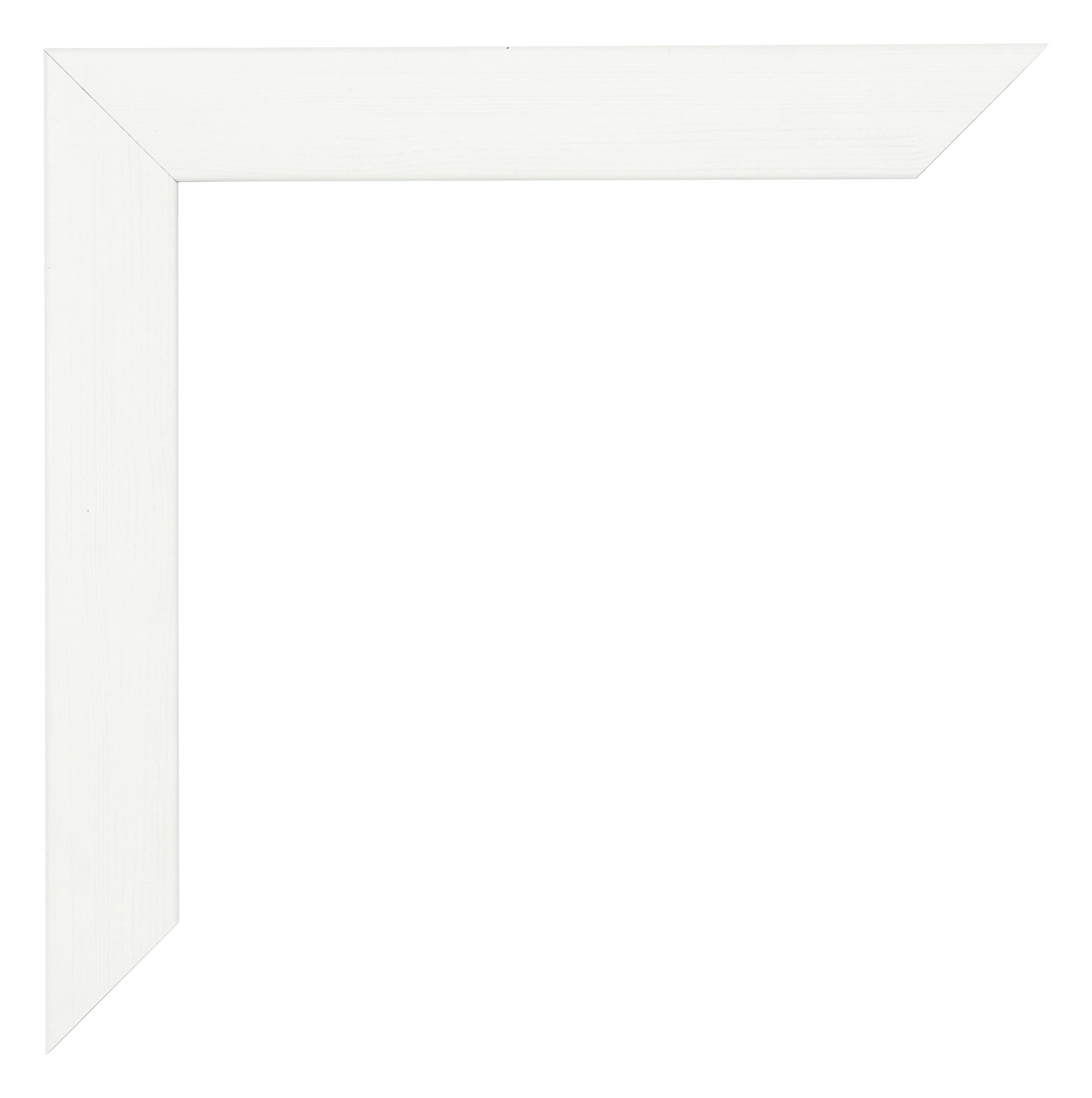 Photo Frame 70x90cm White Vintage MDF Pisa Detail Corner | Yourdecoration.com
