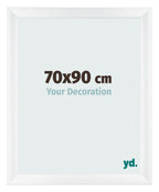 Photo Frame 70x90cm White Vintage MDF Pisa Front Size | Yourdecoration.com