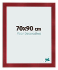 Photo Frame 70x90cm Wine Red Swept MDF Pisa Front Size | Yourdecoration.com