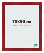 Photo Frame 70x90cm Wine Red Swept MDF Pisa Front Size | Yourdecoration.com
