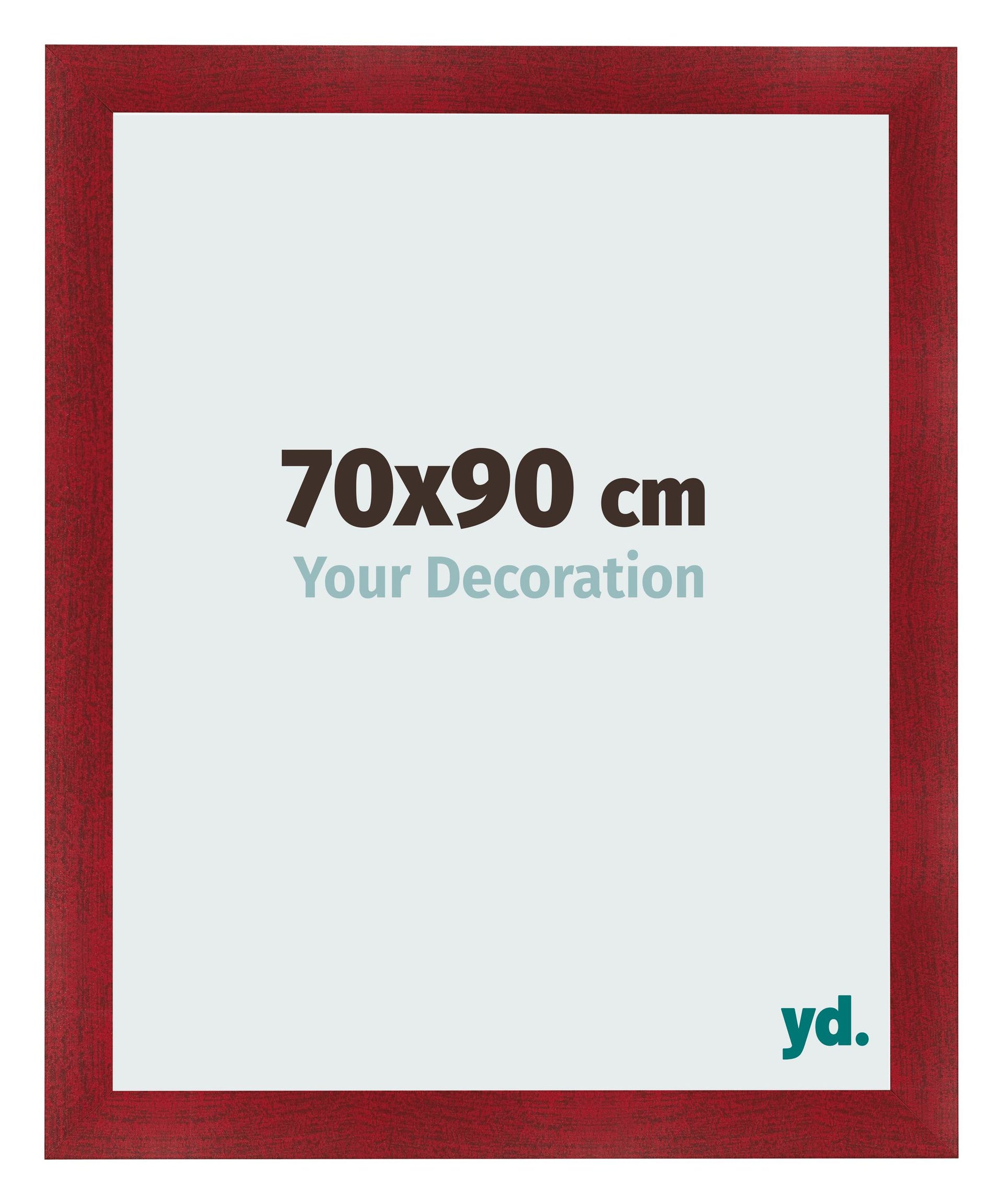 Photo Frame 70x90cm Wine Red Swept MDF Pisa Front Size | Yourdecoration.com