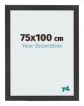 Photo Frame 75x100 cm Black Matte MDF Bologna Front Size | Yourdecoration.com