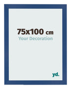 Photo Frame 75x100 cm Dark Blue MDF Bologna Front Size | Yourdecoration.com