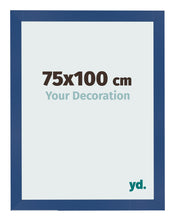 Photo Frame 75x100 cm Dark Blue MDF Bologna Front Size | Yourdecoration.com