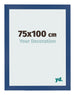 Photo Frame 75x100 cm Dark Blue MDF Bologna Front Size | Yourdecoration.com