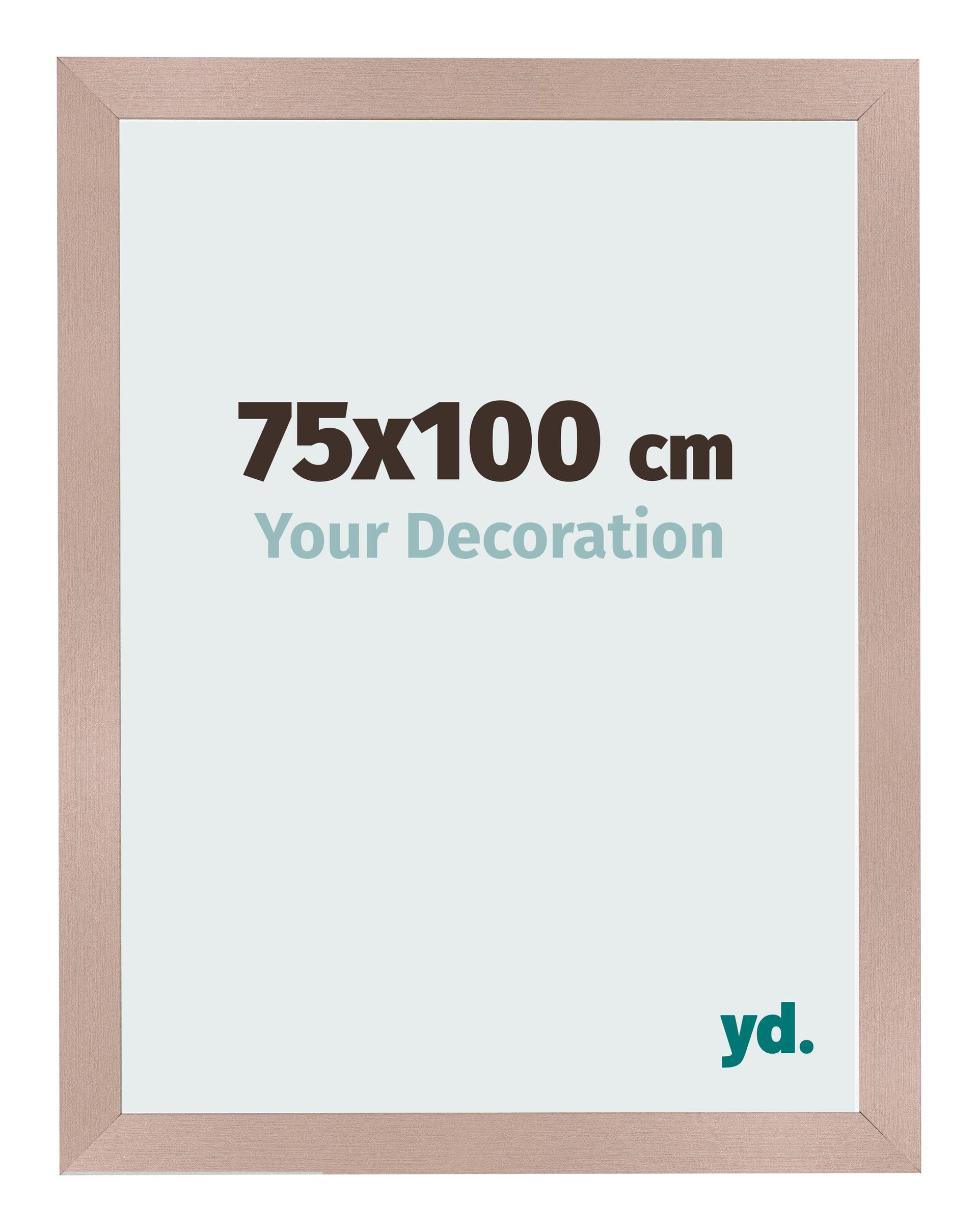 Photo Frame 75x100 cm Dusty Pink MDF Bologna Front Size | Yourdecoration.com