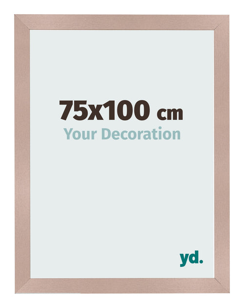 Photo Frame 75x100 cm Dusty Pink MDF Bologna Front Size | Yourdecoration.com