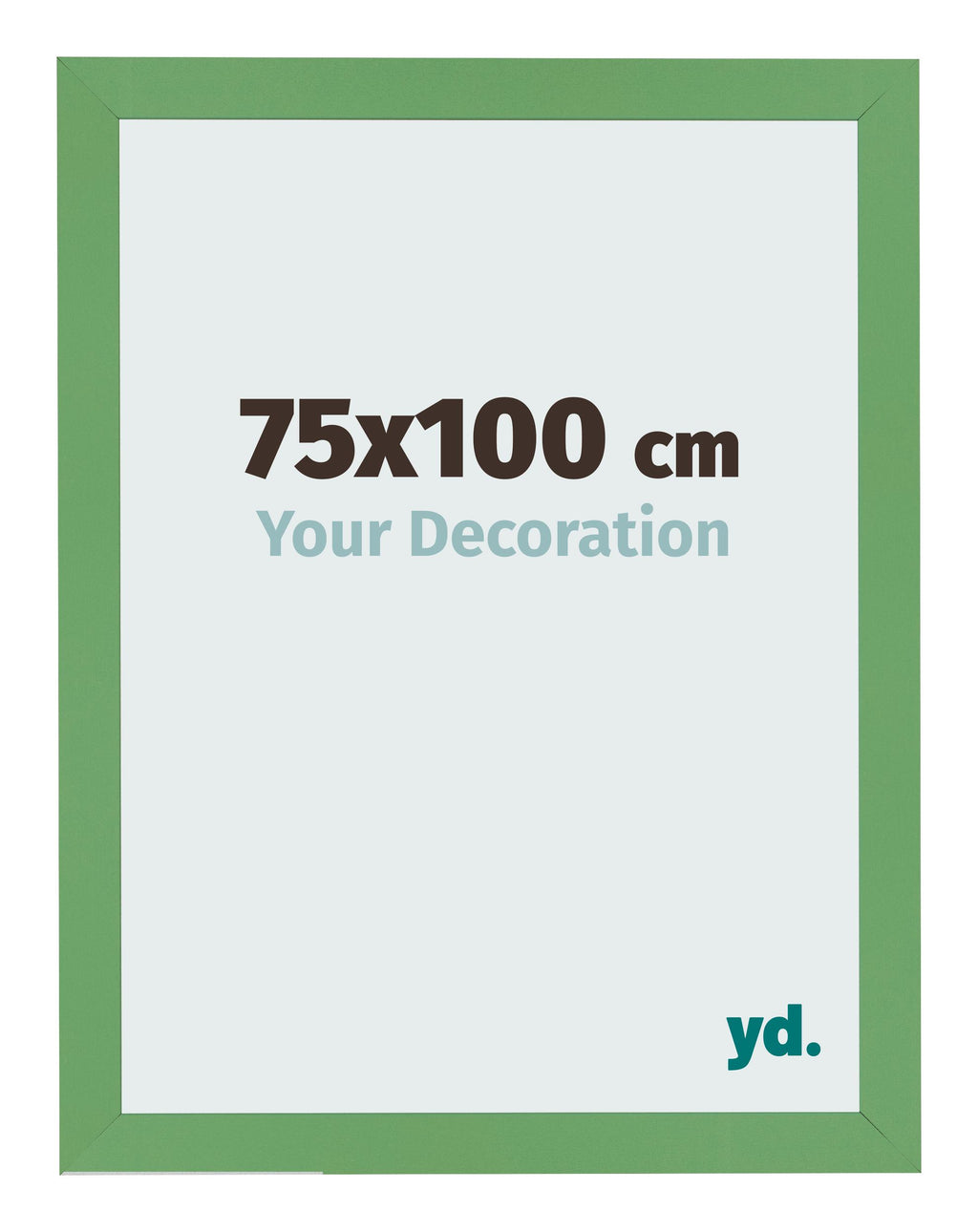 Photo Frame 75x100 cm Green MDF Bologna Front Size | Yourdecoration.com