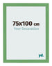 Photo Frame 75x100 cm Green MDF Bologna Front Size | Yourdecoration.com