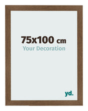Photo Frame 75x100 cm Oak Rustic MDF Bologna Front Size | Yourdecoration.com
