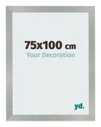 Photo Frame 75x100cm Aluminum Brushed MDF Bologna Front Size | Yourdecoration.com