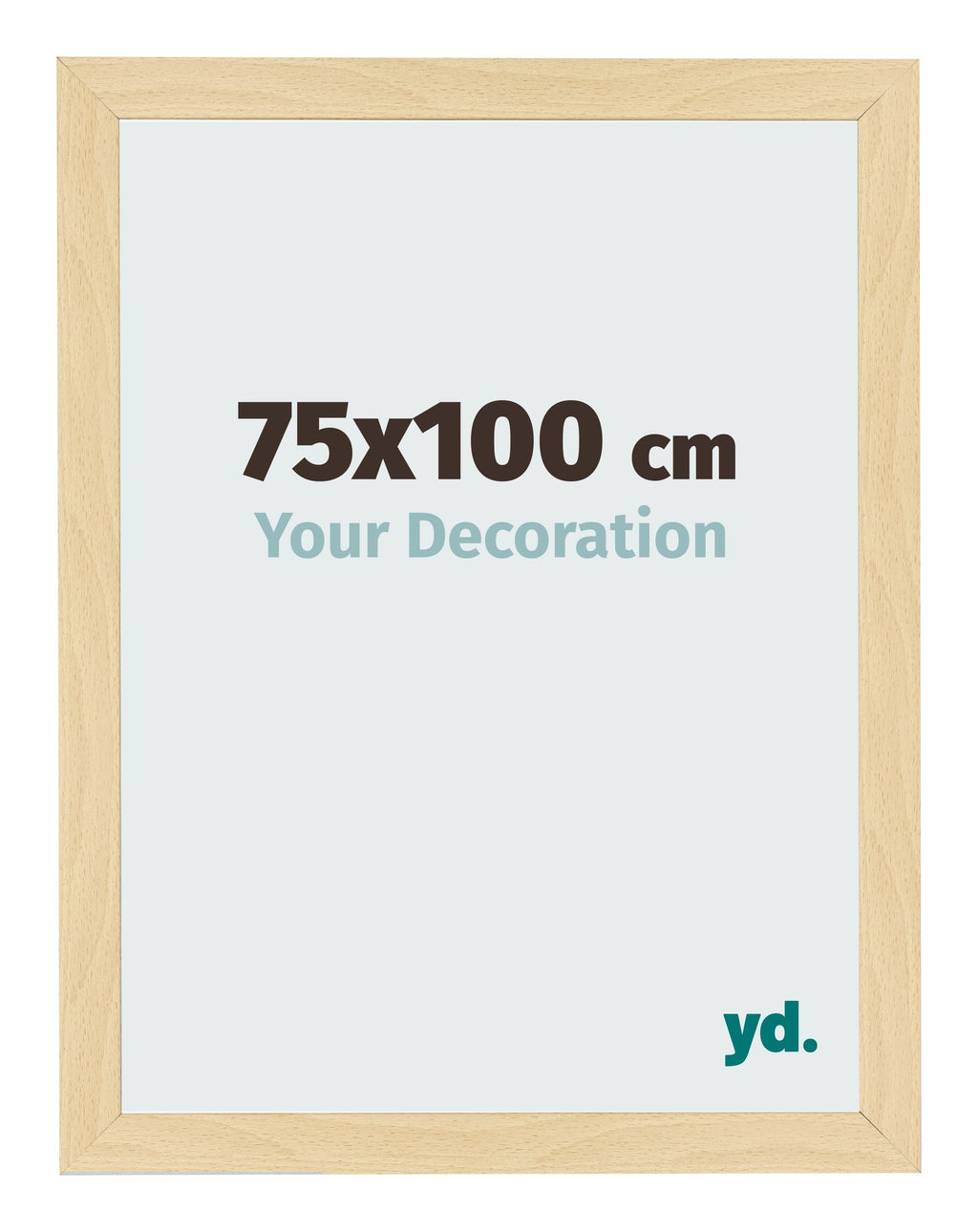 Photo Frame 75x100cm Beech Design MDF Bologna Front Size | Yourdecoration.com