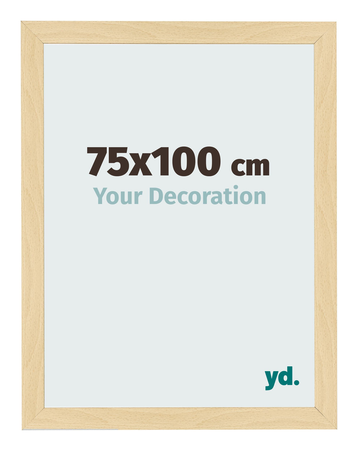 Photo Frame 75x100cm Beech Design MDF Bologna Front Size | Yourdecoration.com