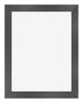 Photo Frame 75x100cm Black Silver Polished MDF Pisa Front | Yourdecoration.com