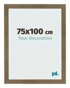 Photo Frame 75x100cm Bronze Design MDF Bologna Front Size | Yourdecoration.com