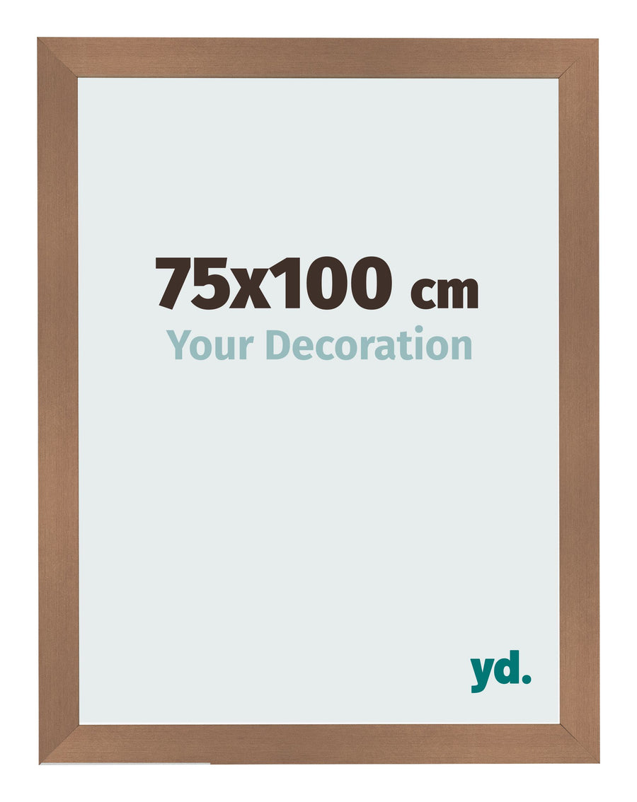 Photo Frame 75x100cm Copper Design MDF Bologna Front Size | Yourdecoration.com