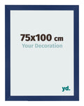 Photo Frame 75x100cm Dark Blue Swept MDF Bologna Front Size | Yourdecoration.com