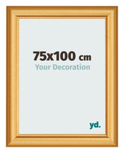 Photo Frame 75x100cm Gold Matte MDF Lazio Front Size | Yourdecoration.com