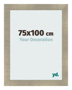 Photo Frame 75x100cm Gold Vintage MDF Pisa Front Size | Yourdecoration.com