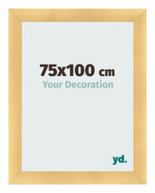 Photo Frame 75x100cm Gold Vintage MDF Pisa Front Size | Yourdecoration.com