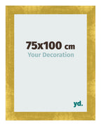 Photo Frame 75x100cm Gold Vintage MDF Pisa Front Size | Yourdecoration.com