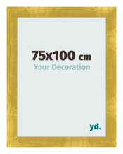 Photo Frame 75x100cm Gold Vintage MDF Pisa Front Size | Yourdecoration.com