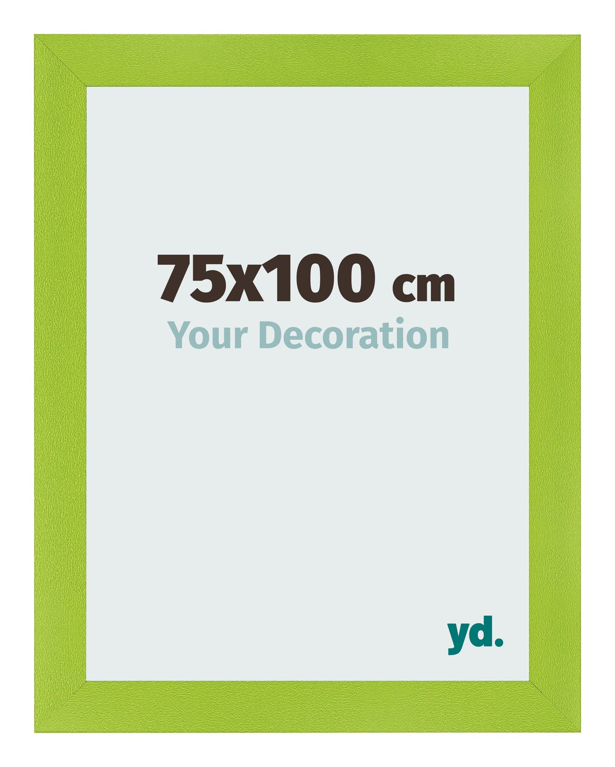 Photo Frame 75x100cm Green MDF Pisa Front Size | Yourdecoration.com
