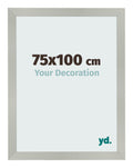 Photo Frame 75x100cm Silver Matte MDF Bologna Front Size | Yourdecoration.com